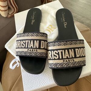 Dior Dway Slide in Navy